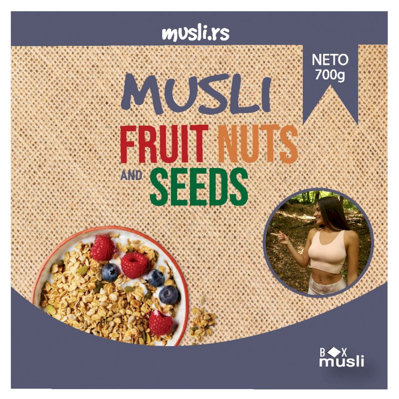 Musli fruit&nuts and seeds gotov musli za kupovinu i naručivanje